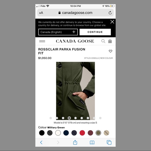 SOLD - Canada Goose Rossclair Parka - Picture 4 of 6